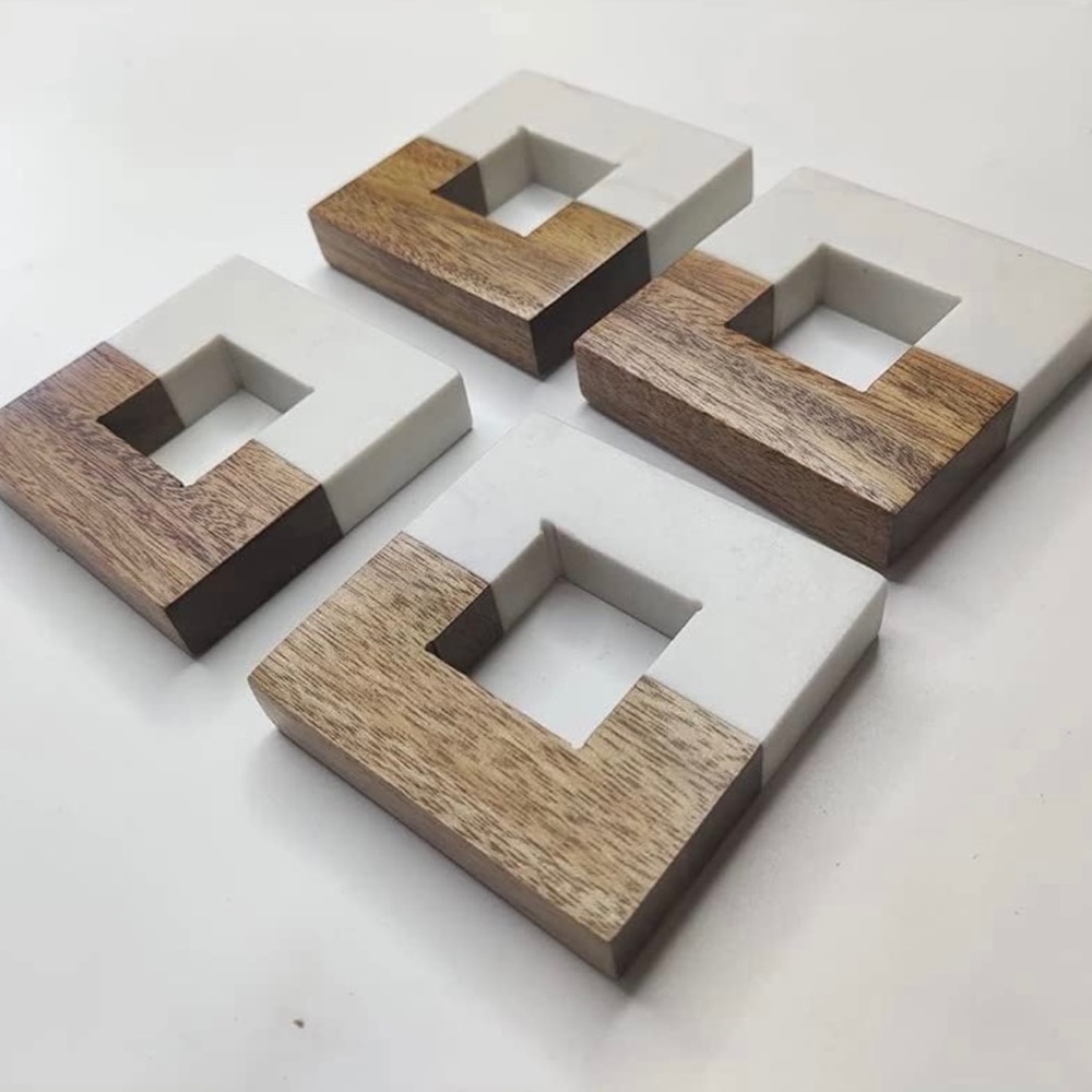 Marble/Wooden Napkin Rings